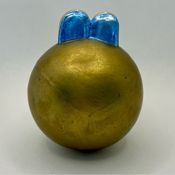 Man on the Moon Astronaut Hand Blown & Painted Glass Holiday Ornament - Picture 8 of 8